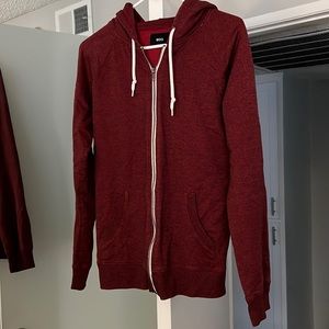 Red men’s hoodie